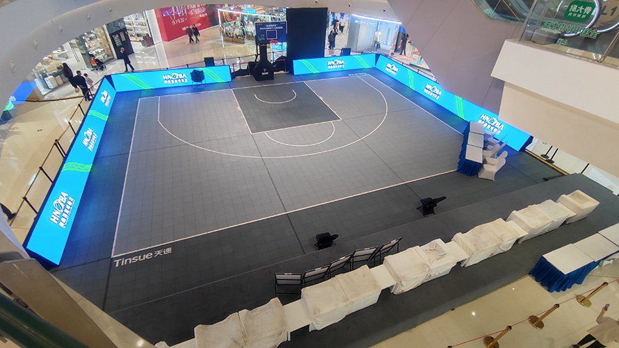 室內(nèi)LED球場(chǎng)屏安裝